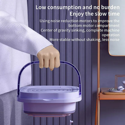 Foldable Mini Washing Machine with Dryer